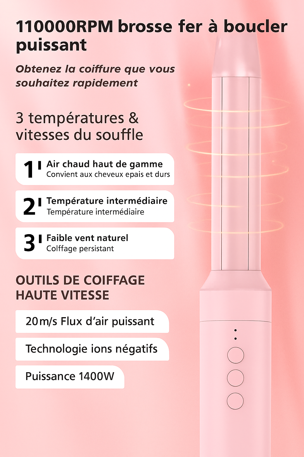 Air Styler K 7en1 pink